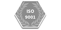 Logo 9001 Greyscale
